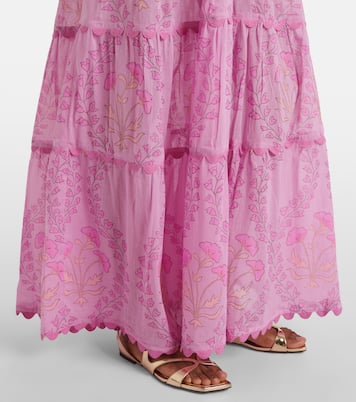 Robe longue en coton imprimé | Juliet Dunn