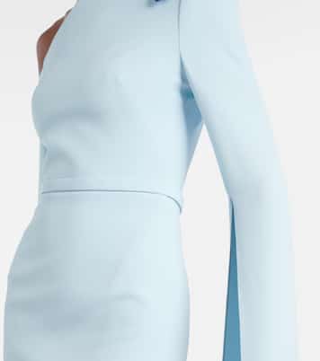 Abito lungo Rinna in crêpe con decorazioni | Safiyaa