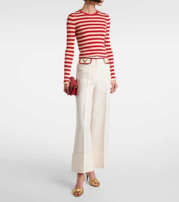 Pantoletten Royal 75 aus Metallic-Leder | Valentino Garavani