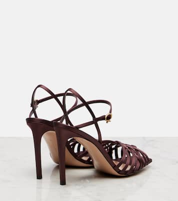 Kerry 95 satin sandals | Gianvito Rossi