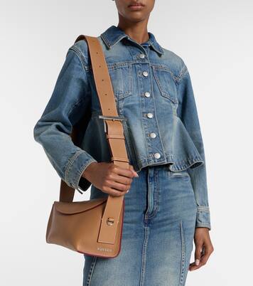T-Bar leather shoulder bag | McQueen