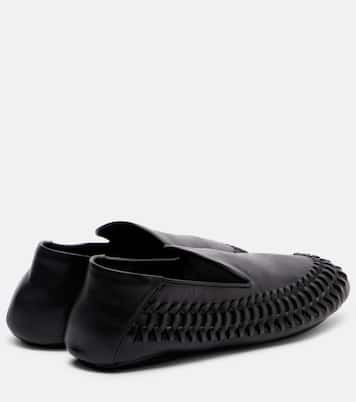 Slip-Ons Whip aus Leder | Proenza Schouler
