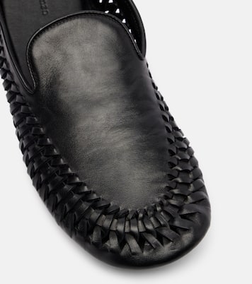 Slip-Ons Whip aus Leder | Proenza Schouler