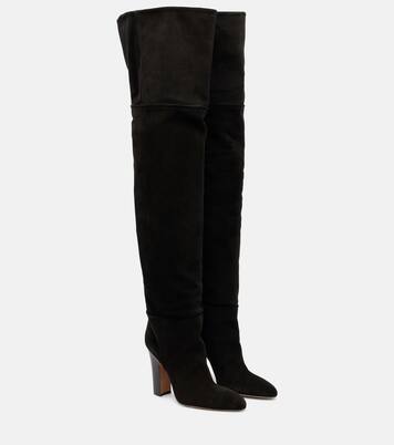 Lavinia suede over-the-knee boots | Paris Texas