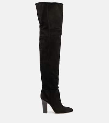 Lavinia suede over-the-knee boots | Paris Texas