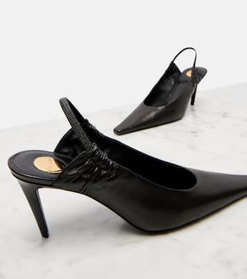Anne-Marie 75 leather slingback pumps | Saint Laurent
