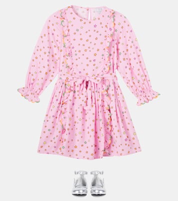 Belted printed dress | Stella McCartney Kids
