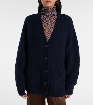 Cardigan en alpaga et laine | Dries Van Noten