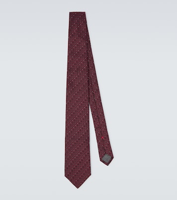 Cravate en jacquard de soie | Brunello Cucinelli