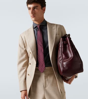 Cravate en jacquard de soie | Brunello Cucinelli