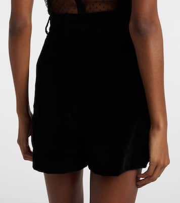 Cotton and silk-blend shorts | Dolce&Gabbana