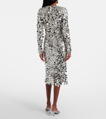 Midikleid mit Pailletten | Dolce&Gabbana