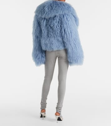 Leggings con fuseau de jersey de algodón de tiro alto | The Attico