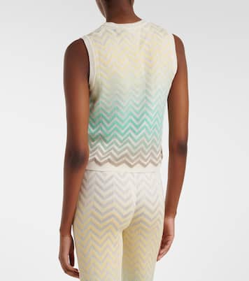 Zigzag cotton-blend top | Missoni