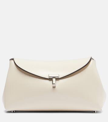 T-Lock Mini leather clutch | Toteme