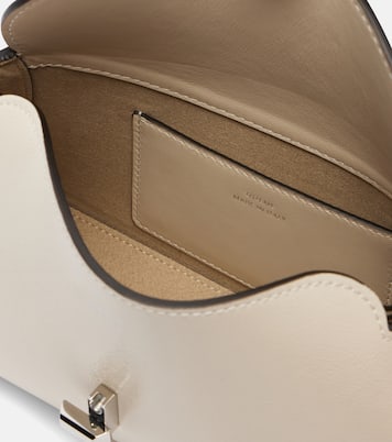 T-Lock Mini leather clutch | Toteme