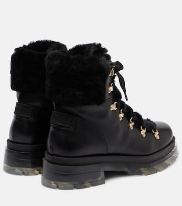 Swansea shearling-lined leather ankle boots | Bogner