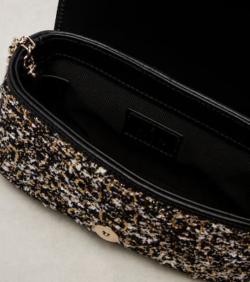 Bolso al hombro GG Marmont Mini de tweed | Gucci