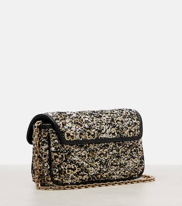 Bolso al hombro GG Marmont Mini de tweed | Gucci
