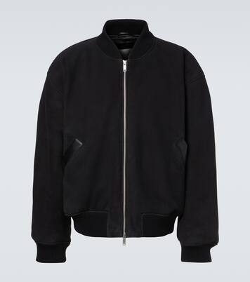 x Aaron Levine chaqueta bomber Berkeley de ante | Studio Nicholson