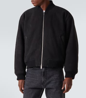 x Aaron Levine chaqueta bomber Berkeley de ante | Studio Nicholson