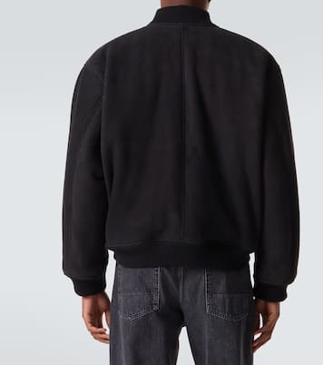 x Aaron Levine chaqueta bomber Berkeley de ante | Studio Nicholson