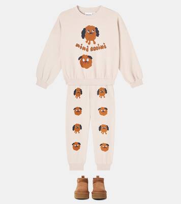 Felpa Doggies in cotone con stampa | Mini Rodini