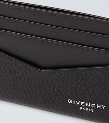 Logo leather card holder | Givenchy