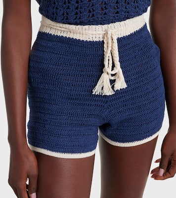 Shorts aus Häkelstrick | Anna Kosturova