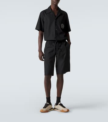 Vanity cotton poplin Bermuda shorts | Dolce&Gabbana
