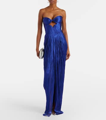 Stephanie silk tulle bustier gown | Maria Lucia Hohan