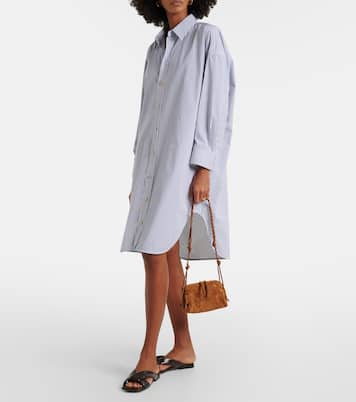 Schultertasche Concert Mini aus Veloursleder | Bottega Veneta