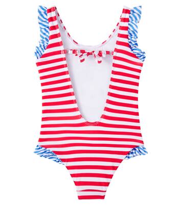 x Hello Kitty striped swimsuit | Monnalisa