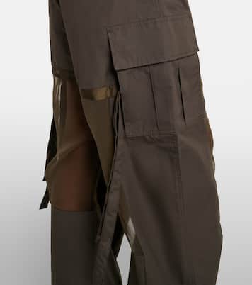 Paneled cotton cargo pants | Sacai