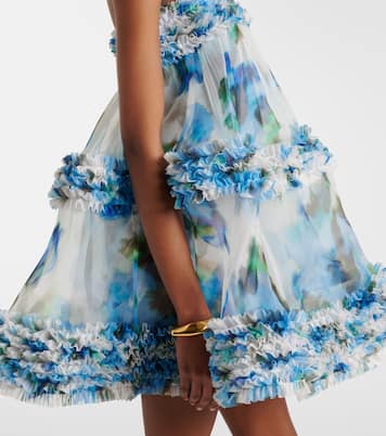 Alchemy ruffled silk organza minidress | Zimmermann