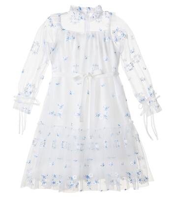 Floral embroidered tulle dress | Petite Amalie  
