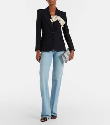 Rockstud Spike metallic leather shoulder bag | Valentino Garavani