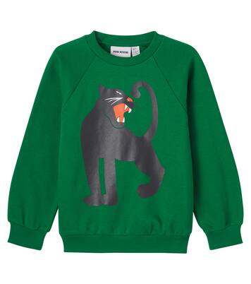 Panther cotton jersey sweatshirt | Mini Rodini