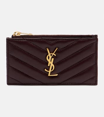 Cassandre leather card holder | Saint Laurent