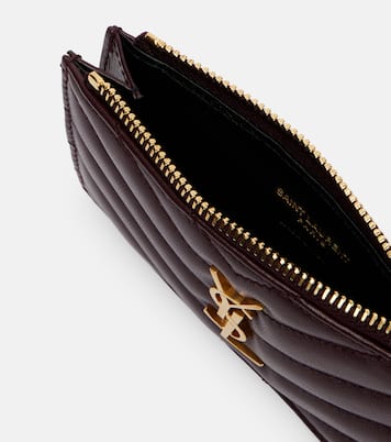 Cassandre leather card holder | Saint Laurent