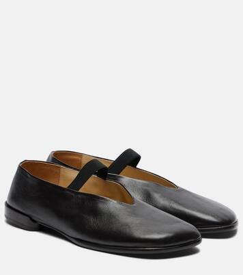 Glove leather ballet flats | Lemaire