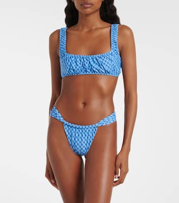 Top de bikini Zoe a cuadros | Montce