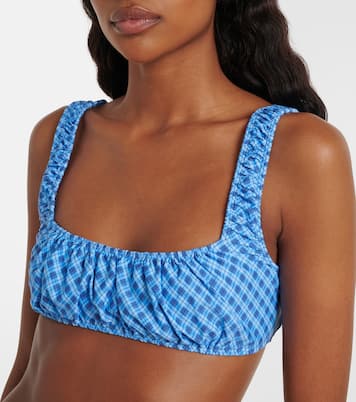 Top de bikini Zoe a cuadros | Montce