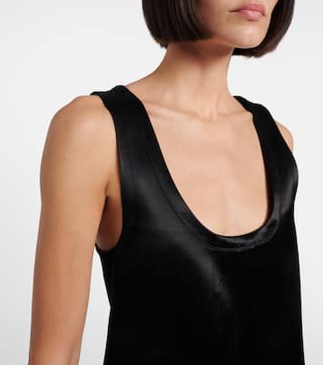 Satin minidress | Saint Laurent