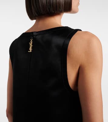 Satin minidress | Saint Laurent