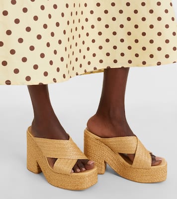 Garda raffia sandals | Souliers Martinez