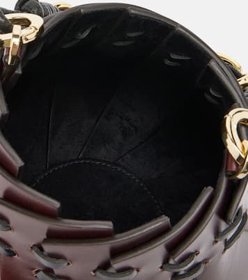Burundi Mini leather bucket bag | Amanu