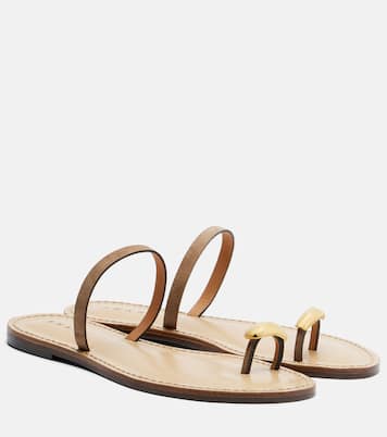 Sandalen Kibera aus Veloursleder  | Amanu