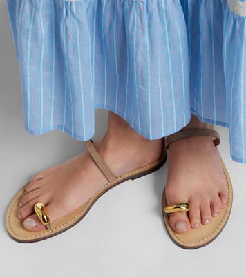 Sandalen Kibera aus Veloursleder  | Amanu