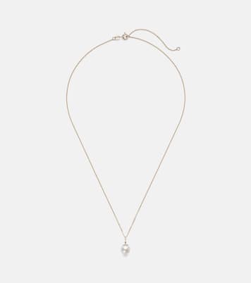 Essential 18kt gold necklace with pearl | Stone and Strand